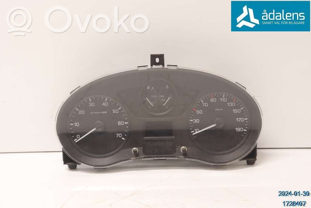 Speedometer (instrument cluster)   9801642280,9665983780