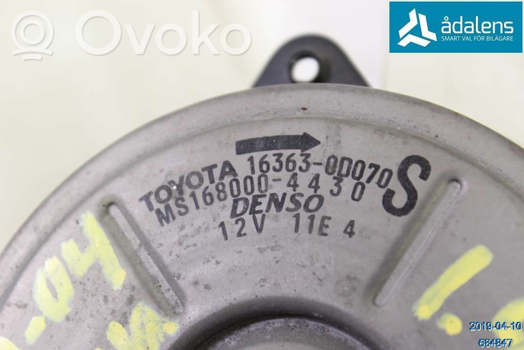 Toyota Corolla E120 E130 Elektrisks radiatoru ventilators 