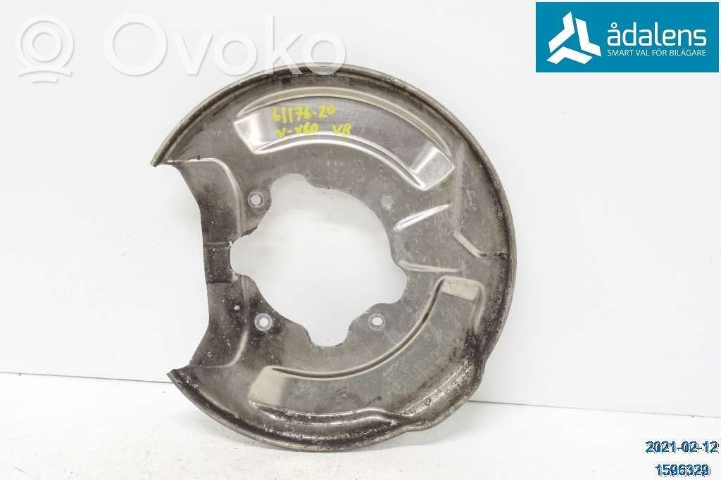 Volvo V60 Guardapolvo del disco de freno trasero 