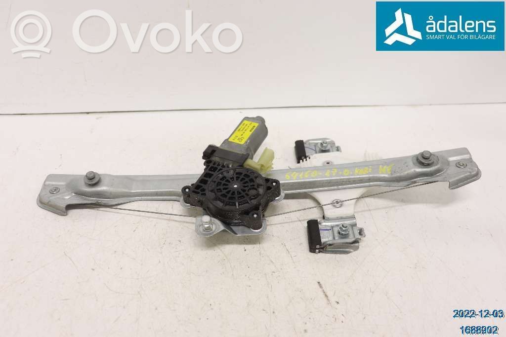 Opel Karl Macara ușă față cu motor 