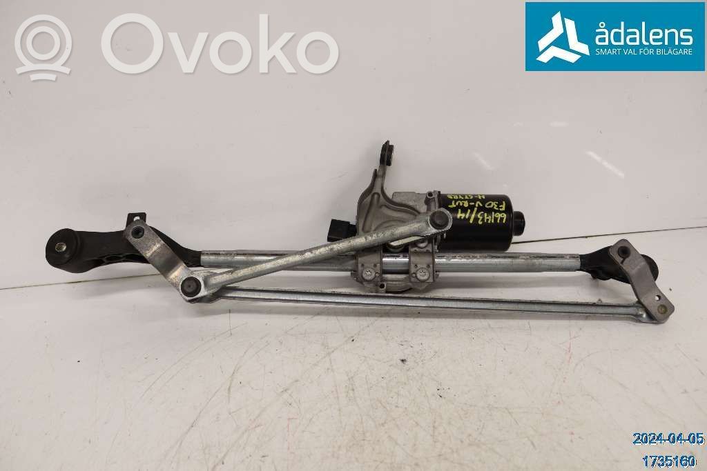 BMW 3 F30 F35 F31 Mechanizm wycieraczek szyby przedniej / czołowej 