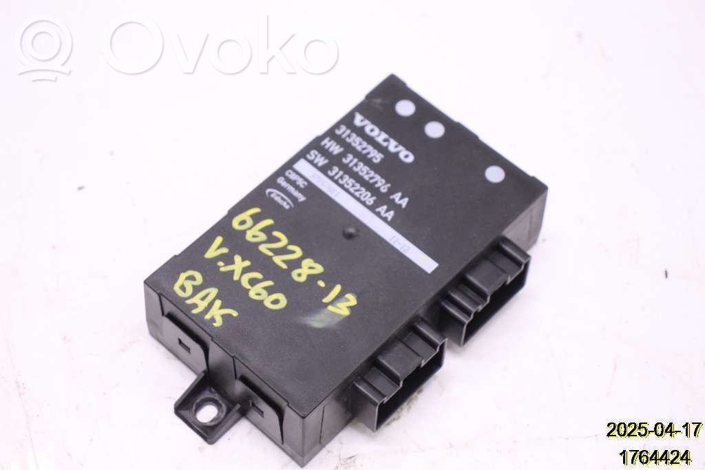 Volvo XC60 Tailgate/trunk control unit/module 