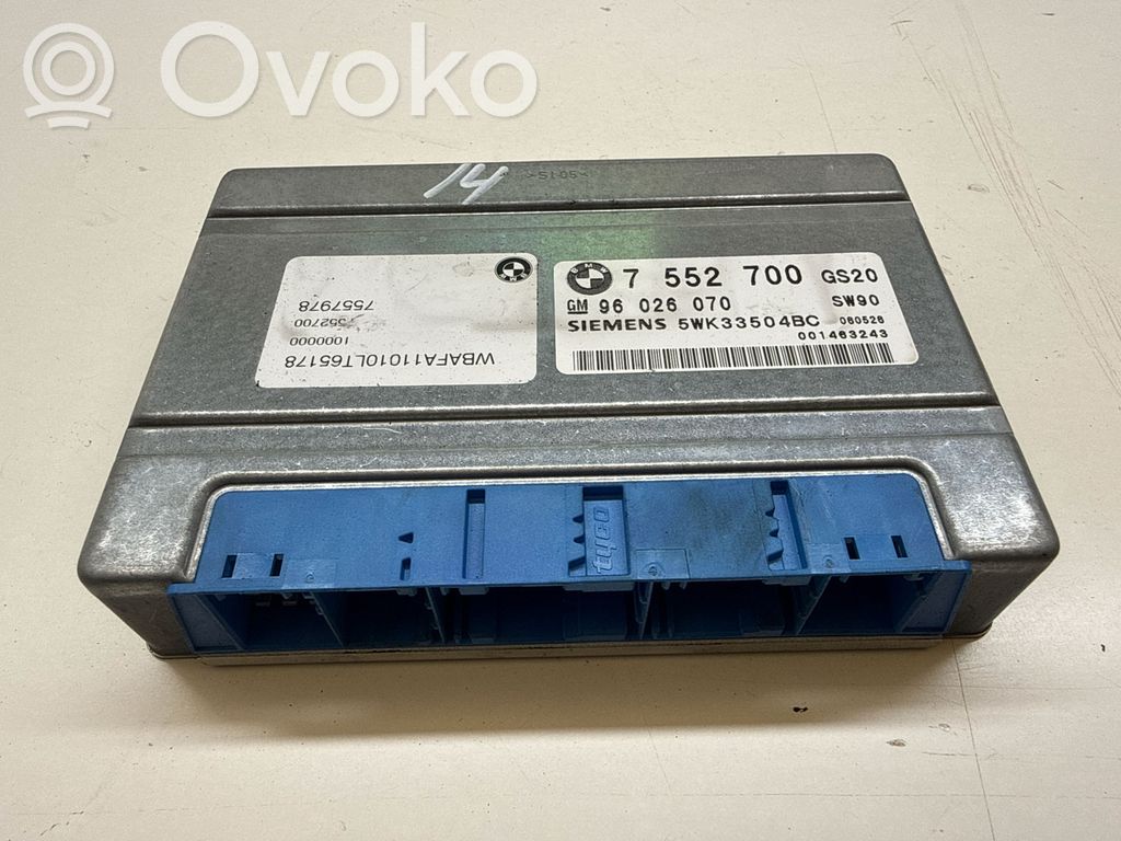 Gearbox control unit/module   7552700,96026070,5WK33504BC