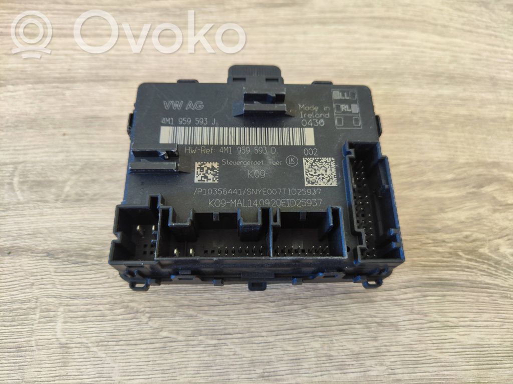 Audi A6 S6 C8 4K Unitate/modul comandă uși 