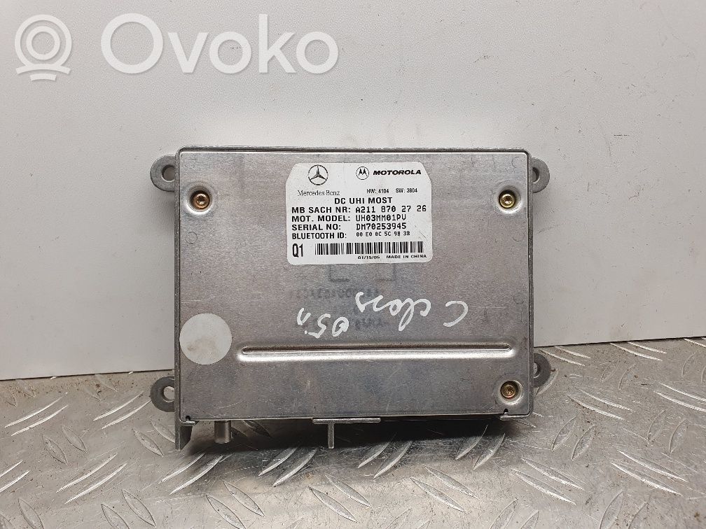 Bluetooth control unit module   A2118702726,A2118702726,UH03MM01PV