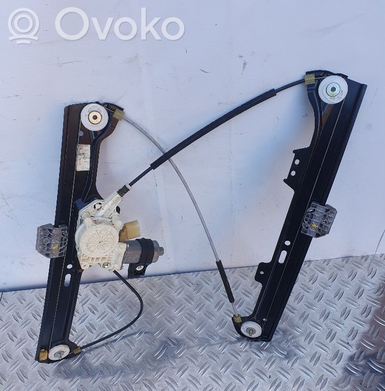 Front door window regulator with motor   977971,7184741,7184383