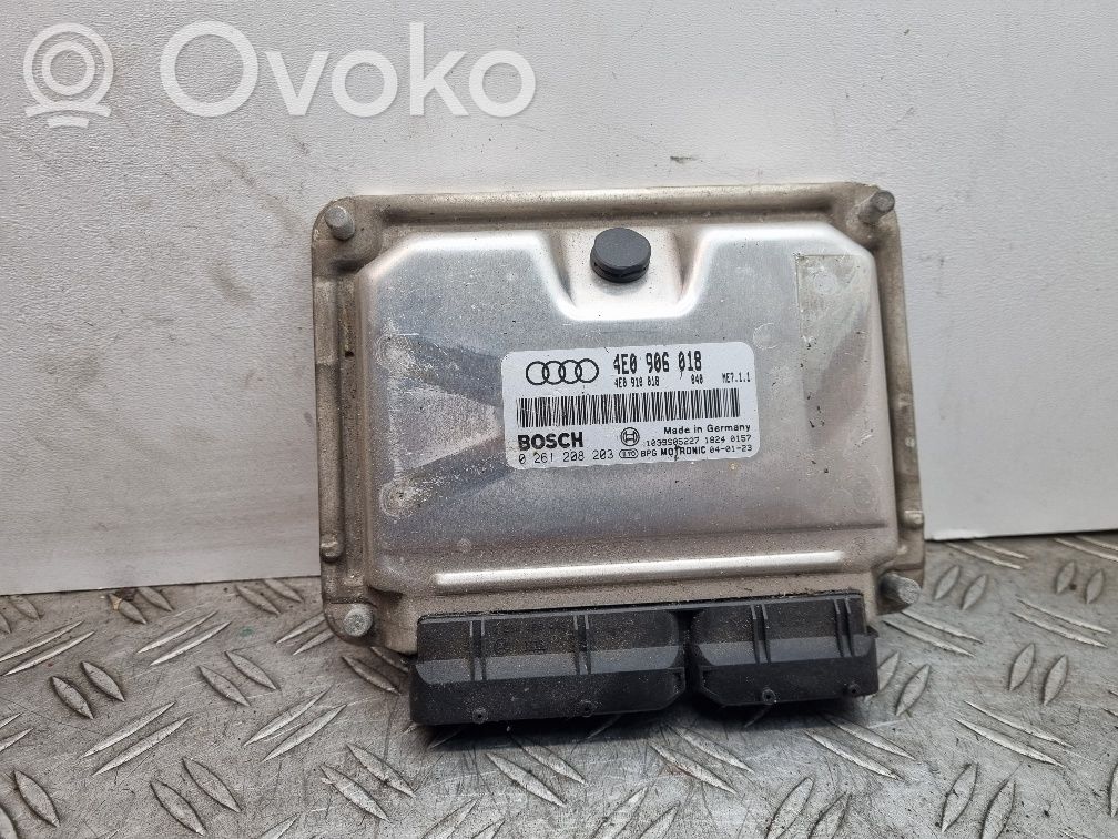 Audi A8 S8 D3 4E Unidad de control/módulo del motor 