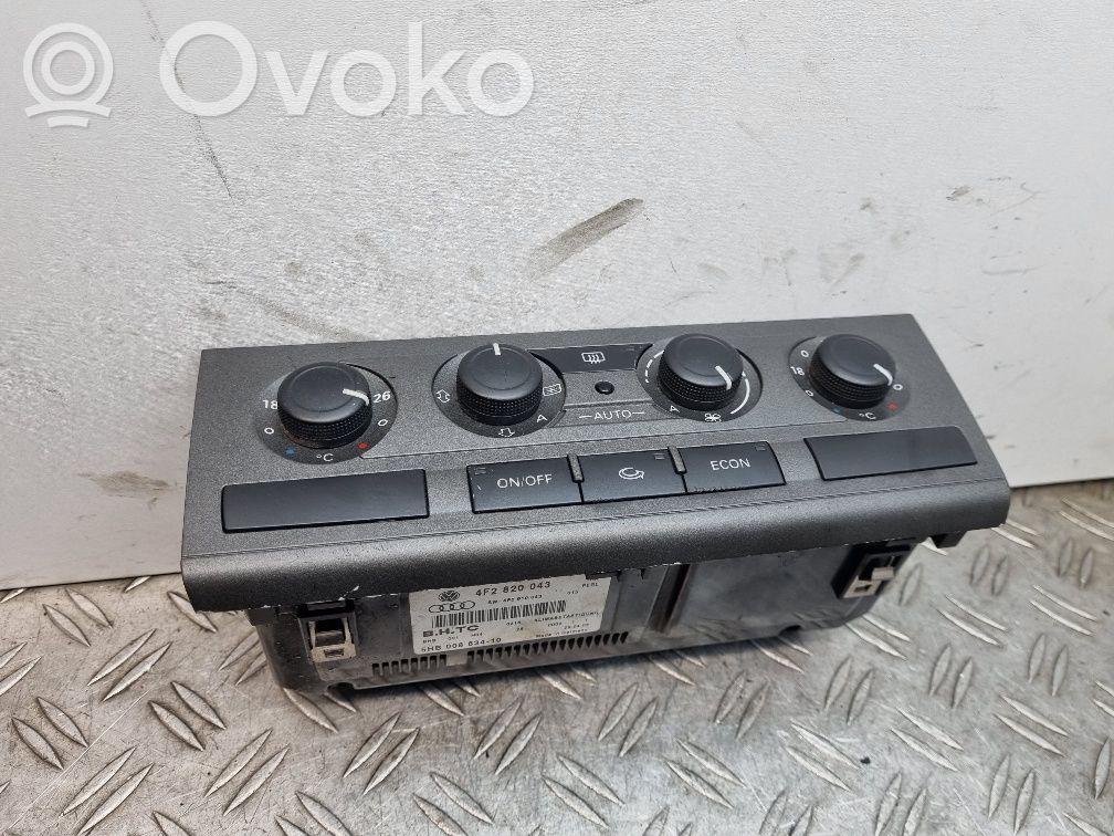 Audi A6 S6 C6 4F Climate control unit 
