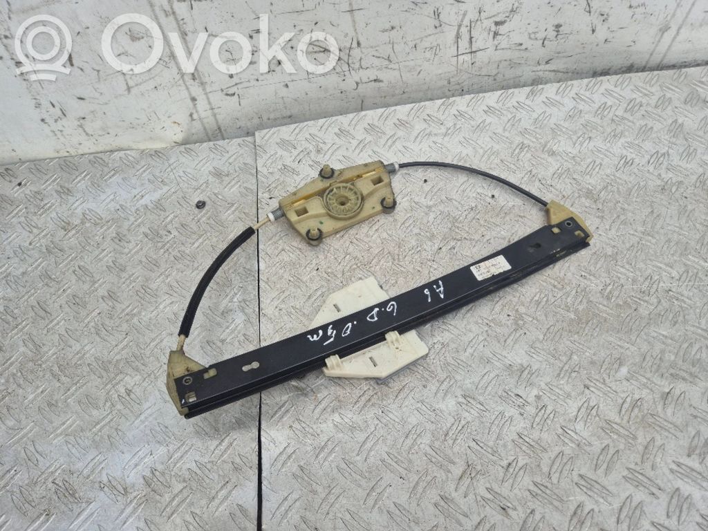 Audi A6 S6 C6 4F Mechanizm podnoszenia szyby tylnej bez silnika 