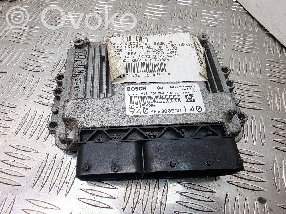 Alfa Romeo Giulietta Engine control unit/module 