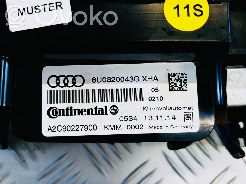 Audi Q3 8U Centralina del climatizzatore 