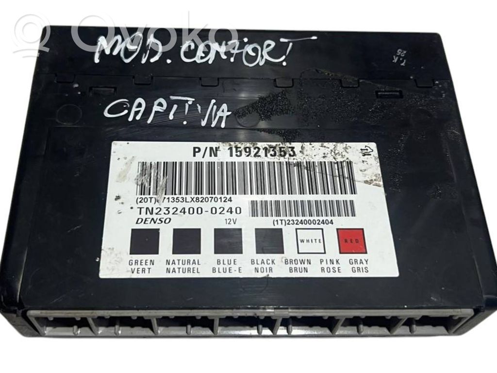 Module confort   15921353,TN2324000240,23240002404