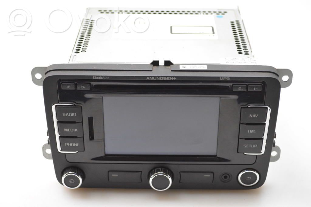 Skoda Yeti (5L) Panel / Radioodtwarzacz CD/DVD/GPS 