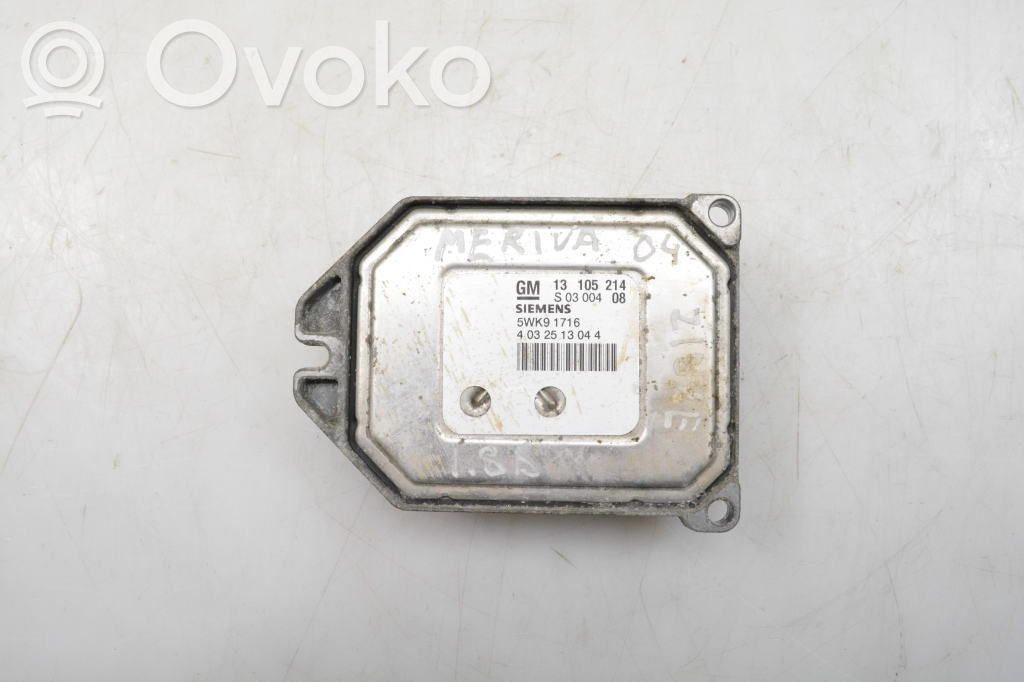 Opel Meriva A Engine control unit/module 