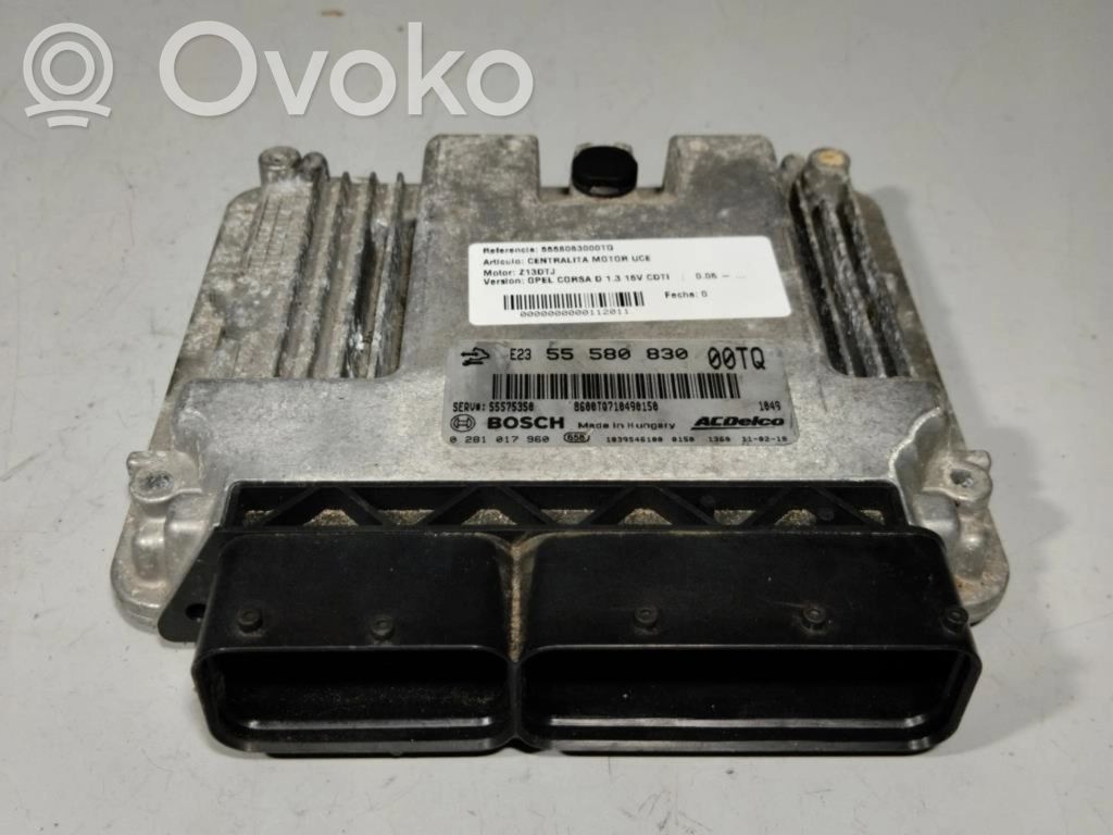 Opel Corsa D Komputer / Sterownik ECU silnika 