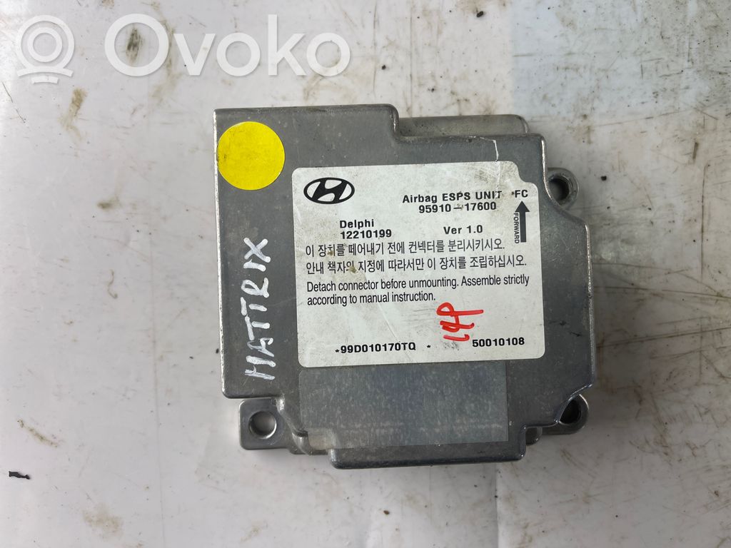 Hyundai Matrix Airbag control unit/module 