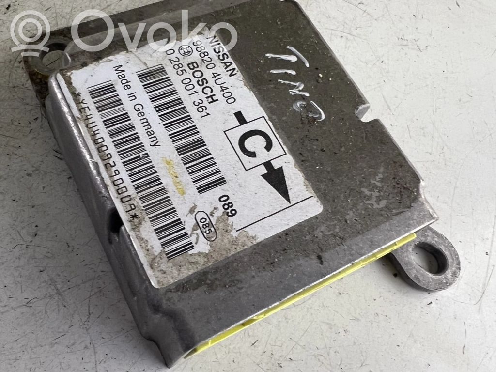 Nissan Almera Tino Sterownik / Moduł Airbag 
