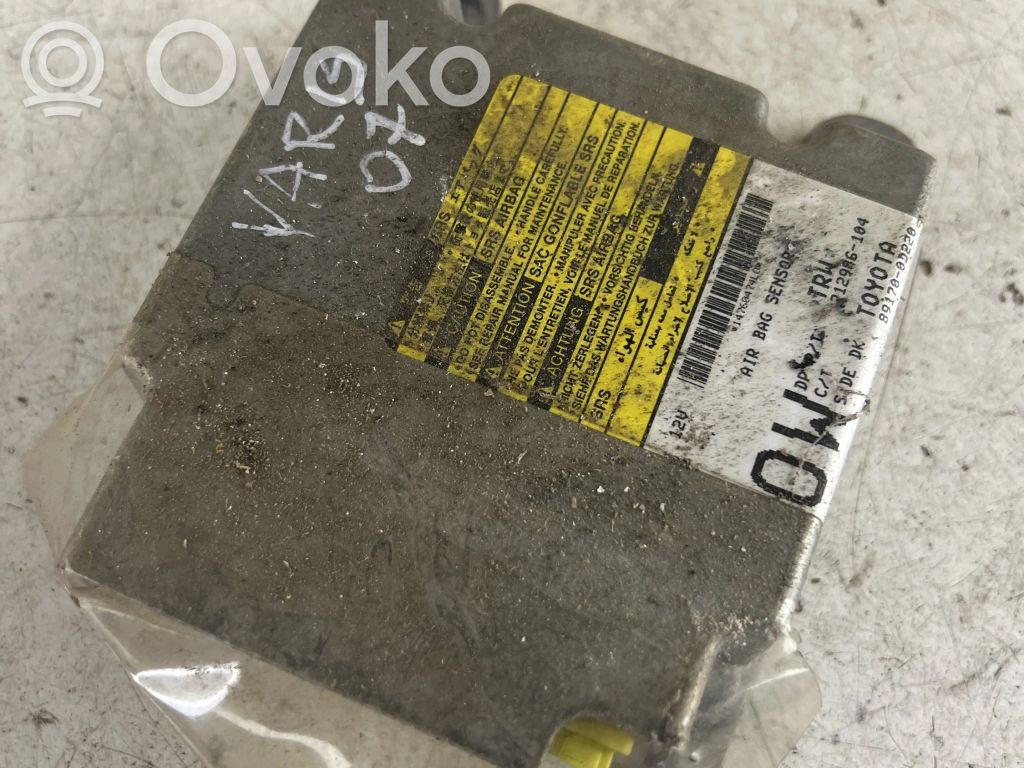 Toyota Yaris Airbag control unit/module 