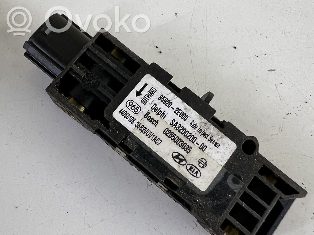 KIA Sportage Sensor impacto/accidente para activar Airbag 