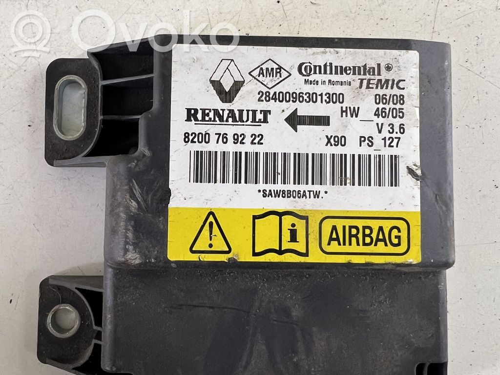 Dacia Logan I Airbag control unit/module 