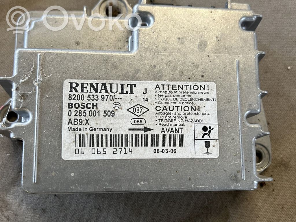 Renault Modus Airbag control unit/module 
