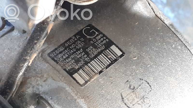 Ilmastointilaitteen kompressorin pumppu (A/C)   926004EB2A