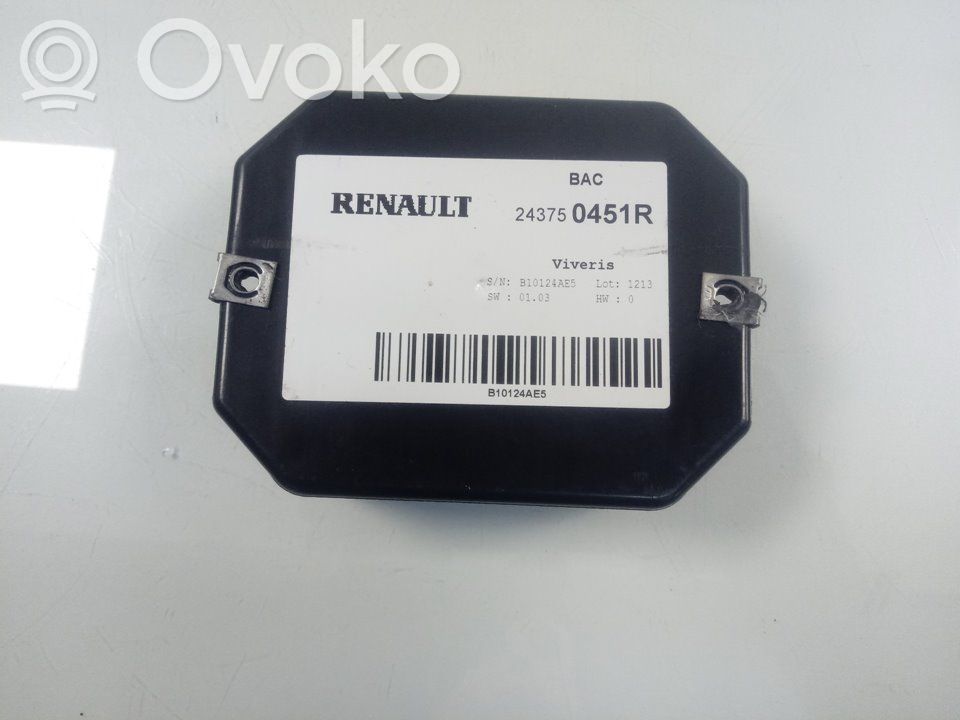 Renault Zoe Other control units/modules 