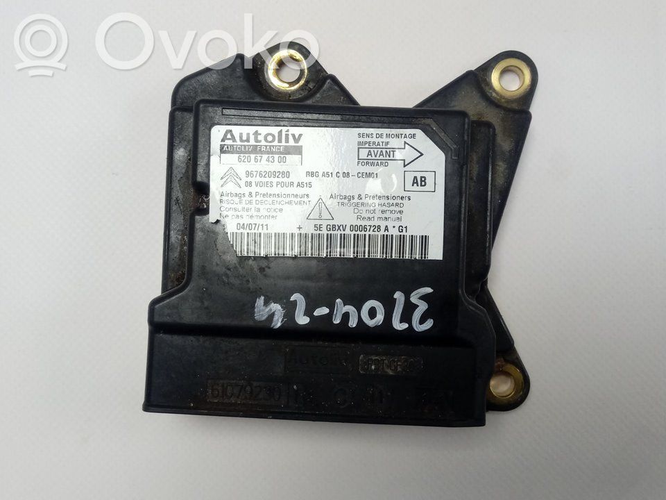 Airbag control unit/module   9676209280