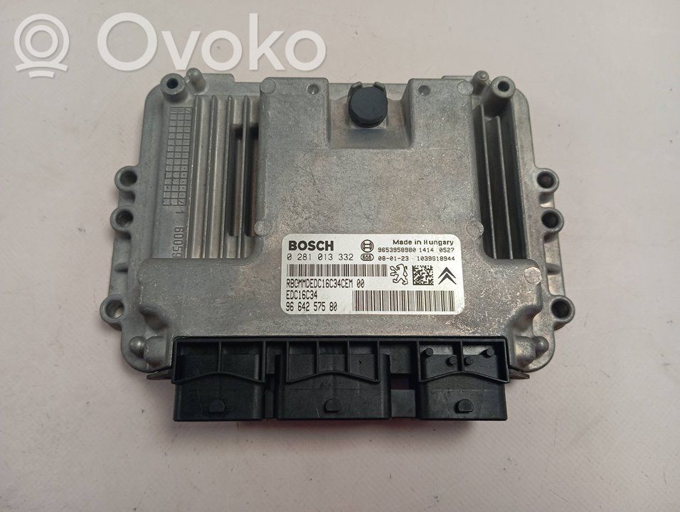 Peugeot 308 Unitate/modul de control motor 