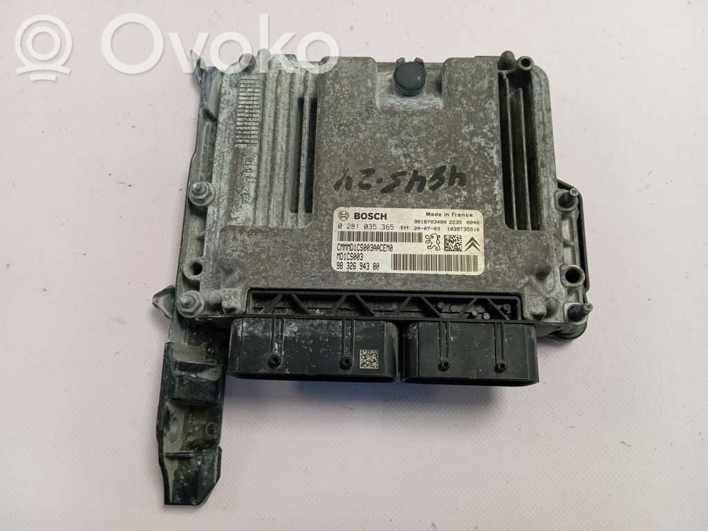 Citroen Berlingo Engine control unit/module 