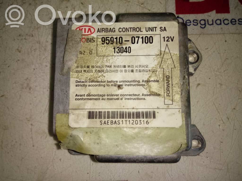 KIA Picanto Airbag control unit/module 