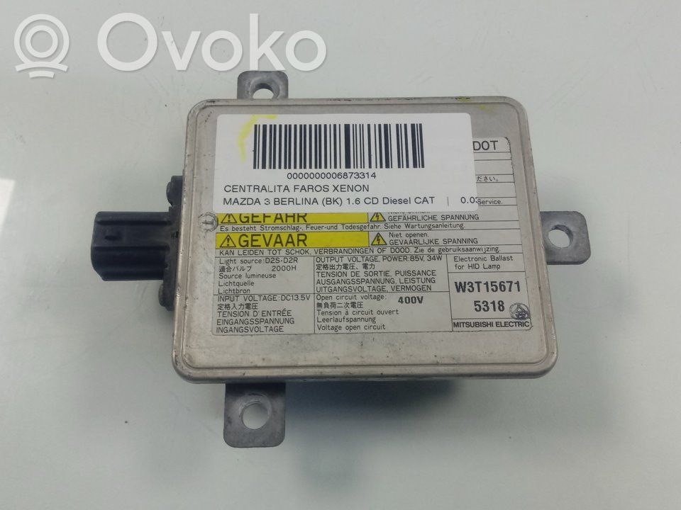 Mazda 3 I Unité de commande / module Xénon