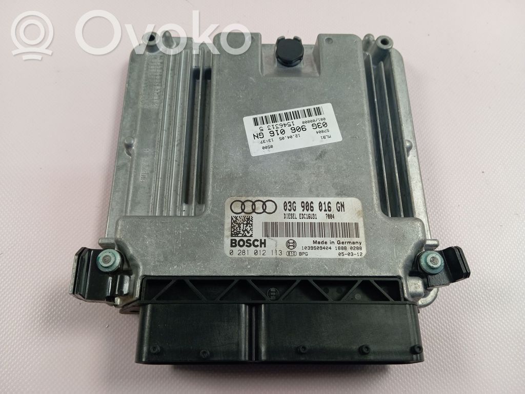 Unidad de control/módulo del motor   03G906016GN