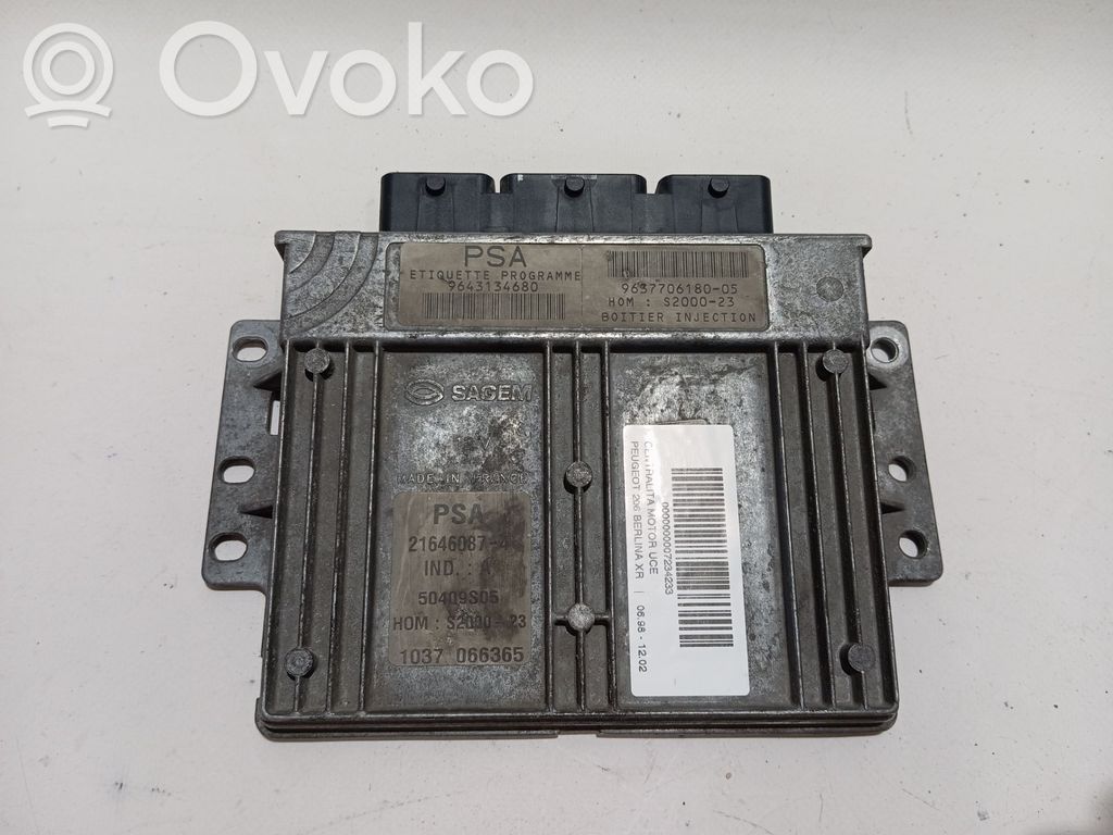 Peugeot 206 Unitate/modul de control motor 