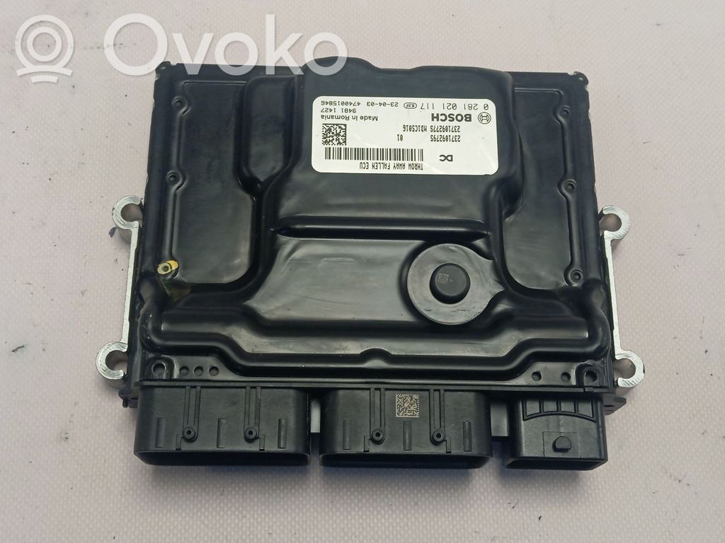 Moottorin ohjainlaite/moduuli   237109279S,02810211175