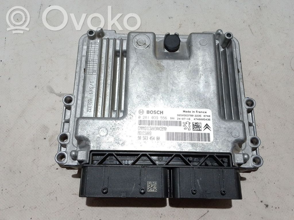 Engine control unit/module   0281039556,9853645480