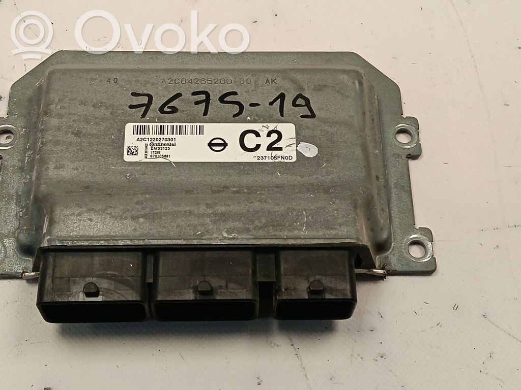 Engine control unit/module   237105FN0D,A2C1220270301