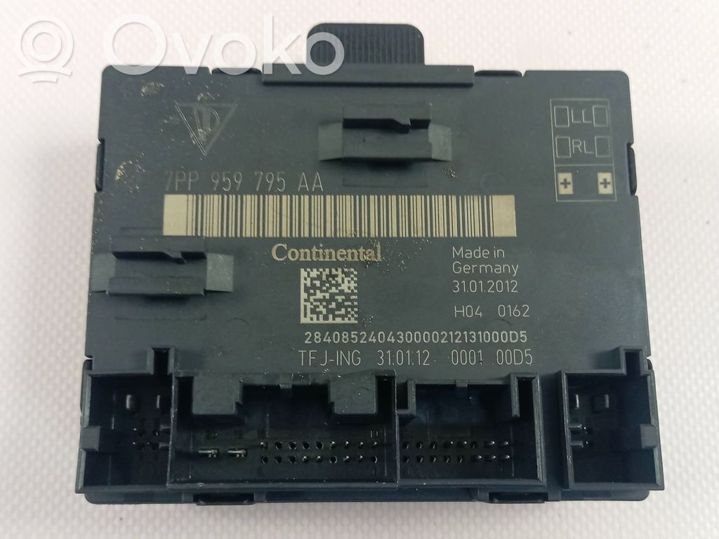 Porsche Cayenne (92A) Autres unités de commande / modules 