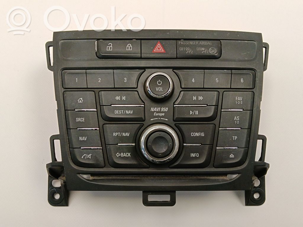Opel Zafira C Interruptor de control multifunción 