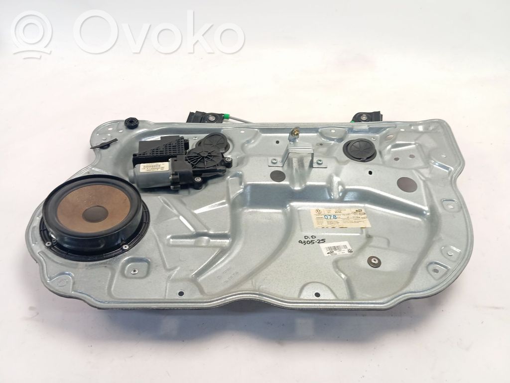 Volkswagen Polo IV 9N3 Regulador de ventanilla eléctrico de puerta delantera