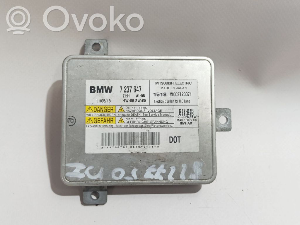 BMW 5 F10 F11 Unitate/modul control lămpi xenon 