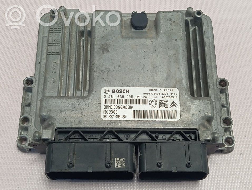 Citroen Jumpy Engine control unit/module 