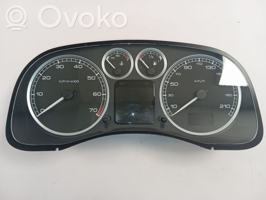 Peugeot 307 Compteur de vitesse tableau de bord 