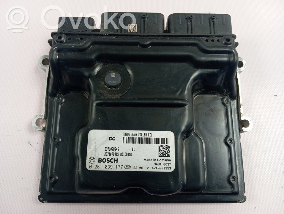 Engine control unit/module   237107894S