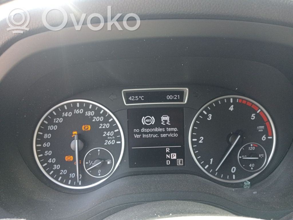 Mercedes-Benz B W246 W242 Vitezometru (grup de instrumente) 