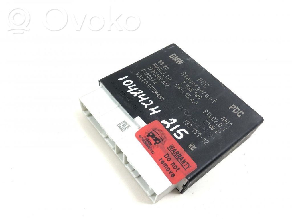 Parking PDC control unit/module   5A02F95,5A02F95,9382516,66206805061,66207938196,66209117847,66209382516,66335A02F95,66336819195,66339327352,66339350707,66339363680,66339366920,6805061,7938196,9117847,9327352,9350707,9363680