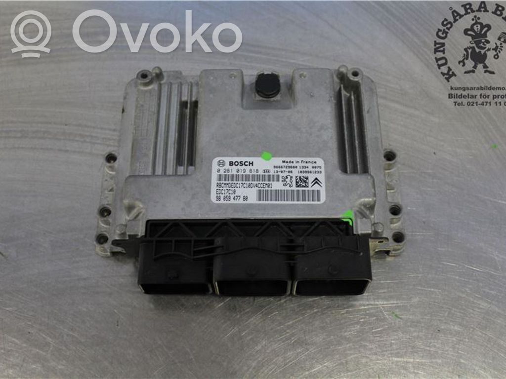 Engine control unit/module   0281019818,1609529480,9805947780,9666729680,9802236280