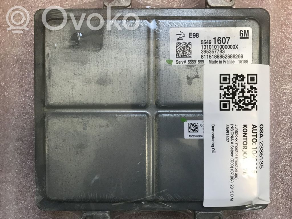 Opel Insignia A Engine control unit/module 
