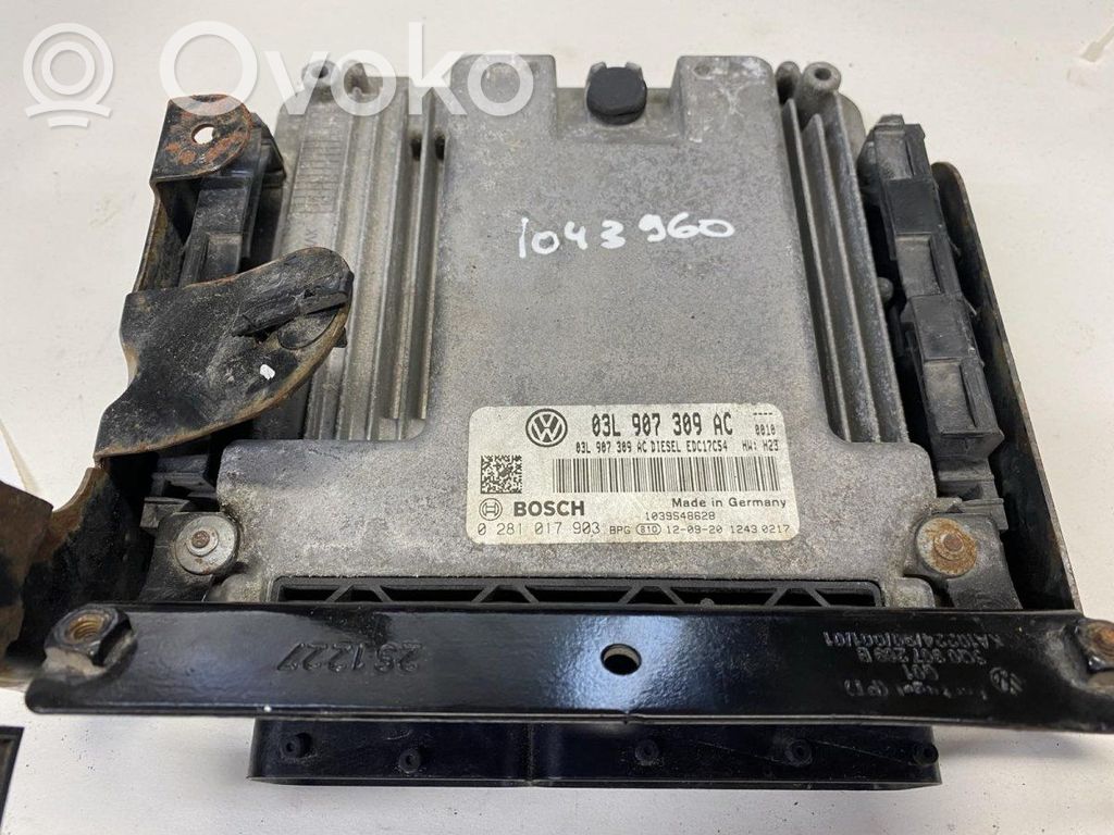 Sterownik / Moduł ECU   0281017903,03L906012GH,03L907309AC,03L906012AF,03L906012GH2H0,03L906012GM