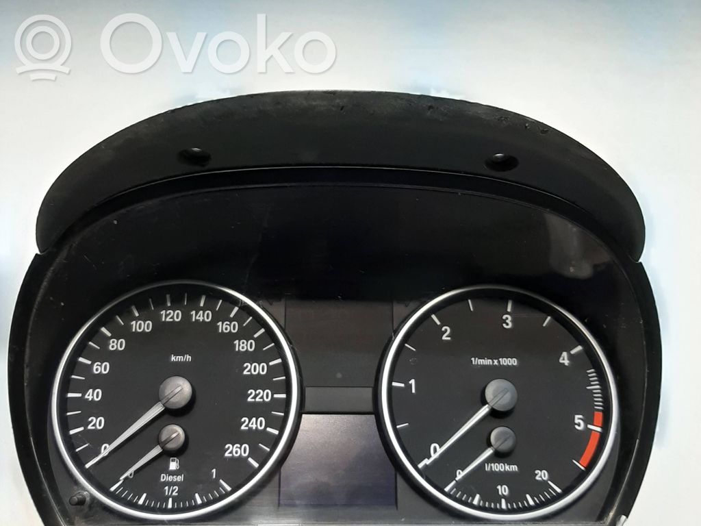 BMW 3 E90 E91 Speedometer (instrument cluster) 